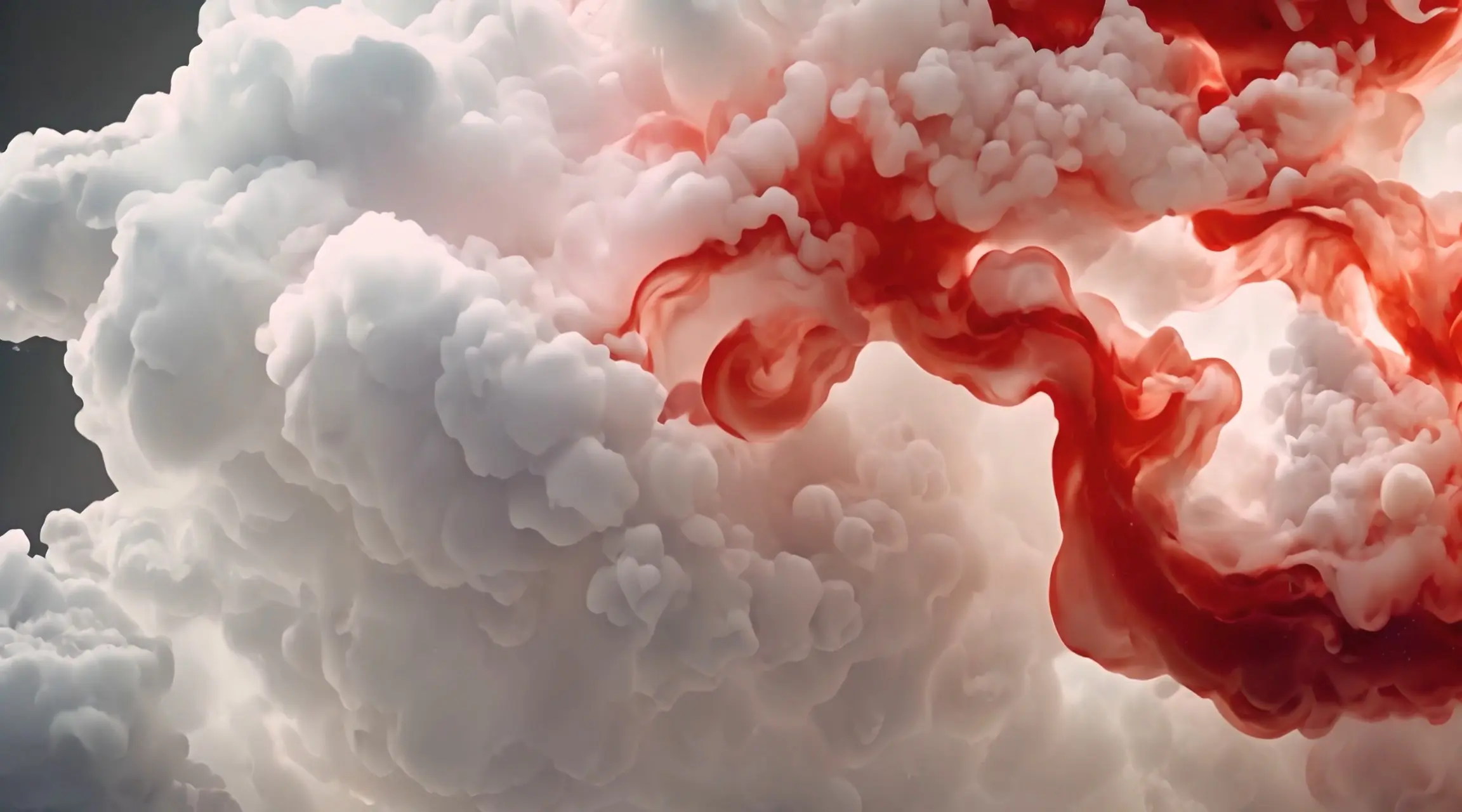 Abstract Smock Waves in Red and White Video